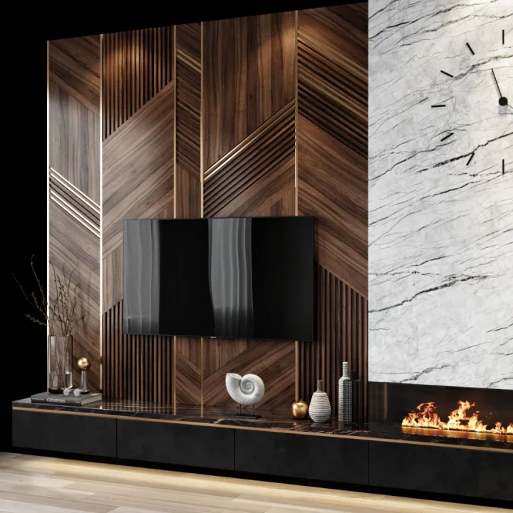 Mermer Şömine Modelleri